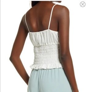 White tank top Smocked Detail Cami
OPEN EDIT